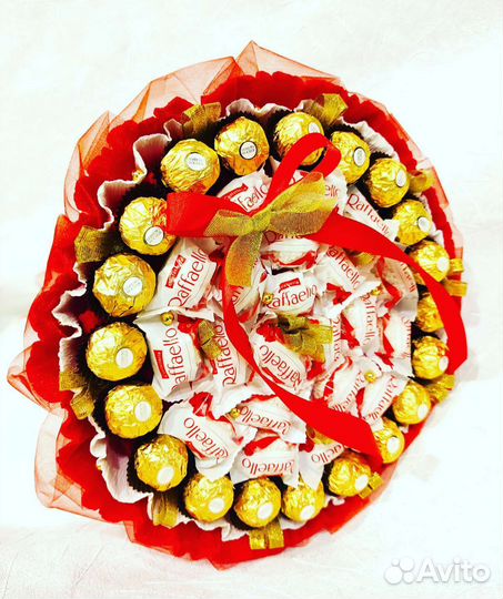 Сладкие букеты из конфет и шоколада