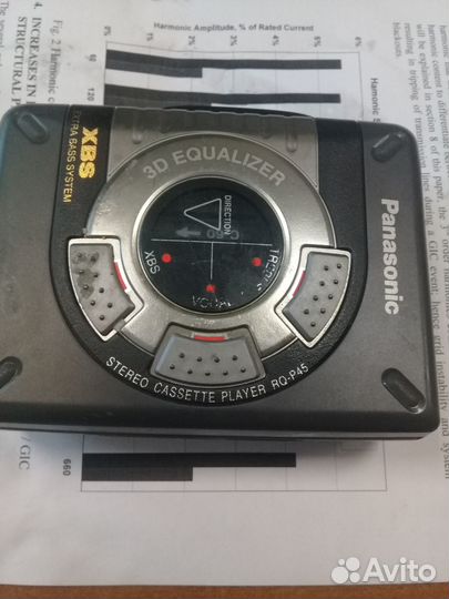 Кассетный аудио плеер Panasonic XBS stereo RQ-P45