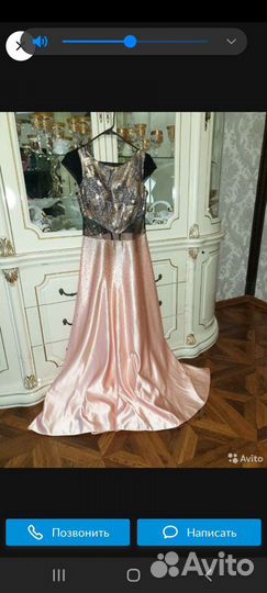 Вечернее платье в пол 40-42