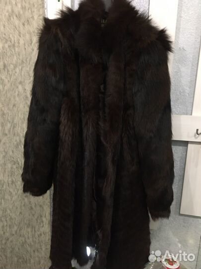 Шуба женская из меха волка 48-50