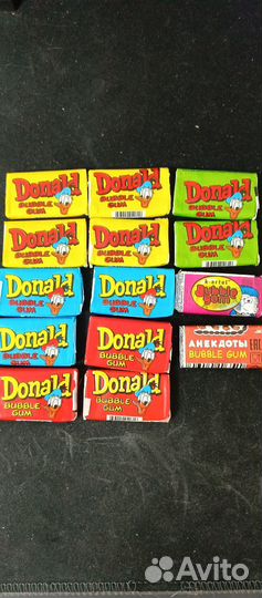 Donald duck жвачка 90х