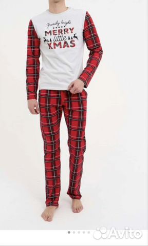 Пижама мужская новогодняя