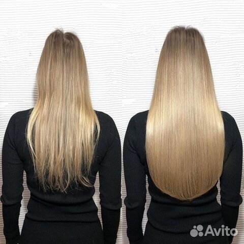 Наращивание волос+работа