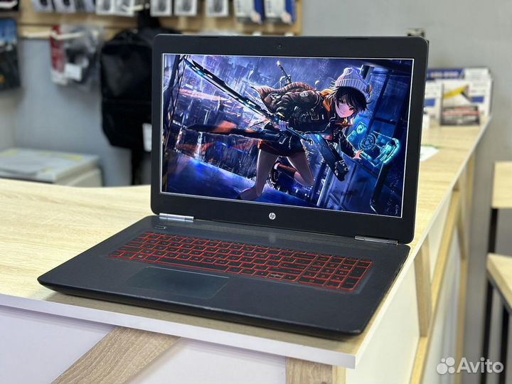 Игровой HP Omen 17.3.GTX 1070(8gb) Core i7-7700HQ