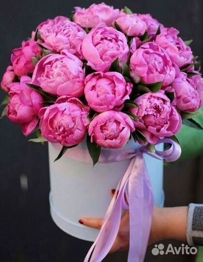 Пионы Букет пионов Доставка цветов
