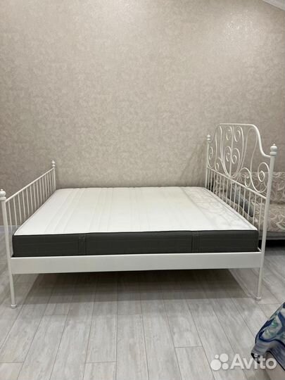 Кровать двухспальная 160 200 металлическая