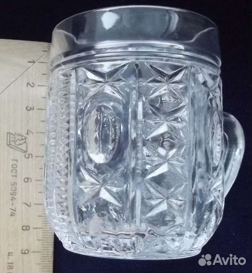 Кружечка хрустальная