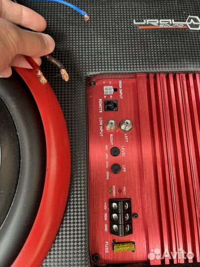 Автомобильный сабвуфер Урал AS-D12A slim hurricane