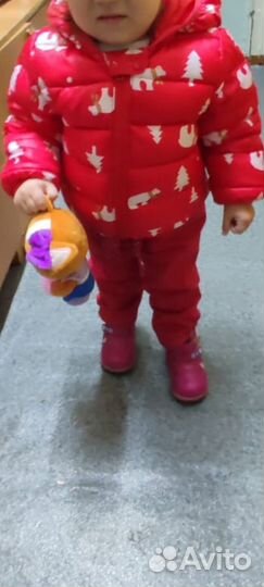 Куртка +джинсы 80-86