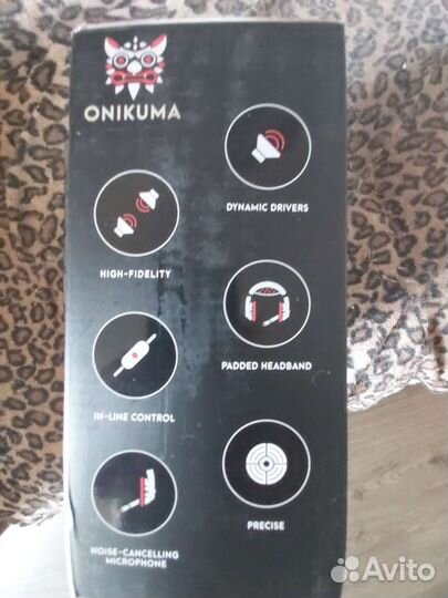 Геймерские наушники с микрофоном onikuma