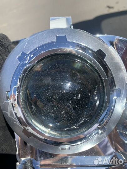 Линза ксенон фары range rover sport 2010