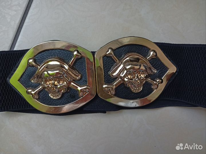 Ремень детский с пиратами