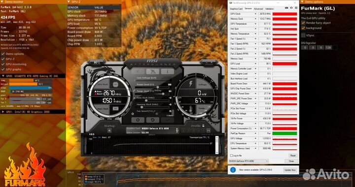 Gigabyte GeForce RTX 4090 gaming OC 24 гб