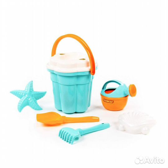 Игровой набор Полесье №650: ведро-цветок большое