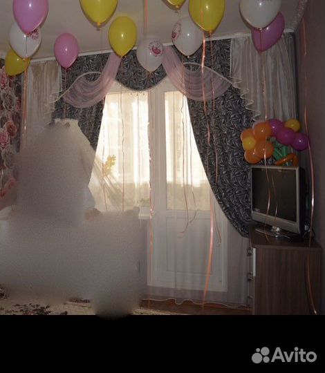 Ночные шторы с ламбрекеном