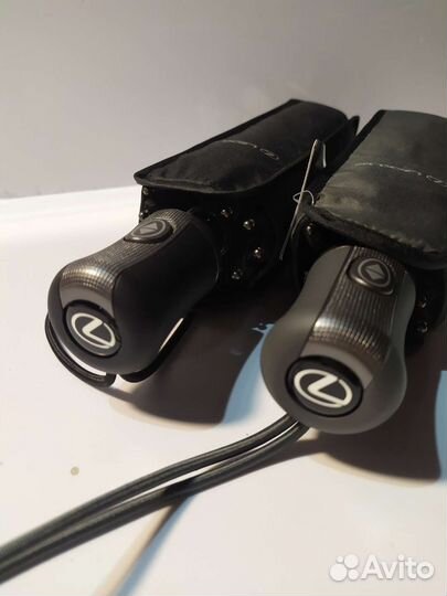 Зонт мужской автомат чёрный/серый