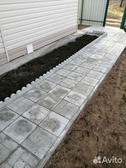 Тротуарная плитка под виброплиту, сайдинг, навесы