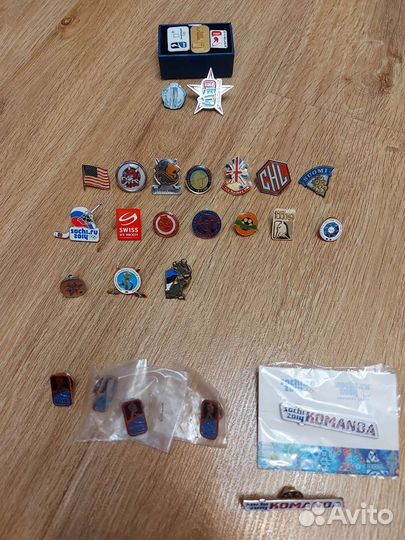 Значки хоккей