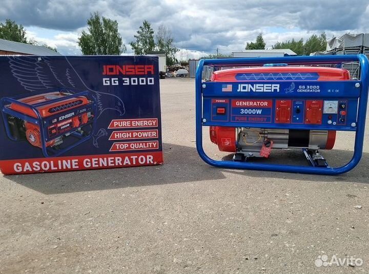 Генератор бензиновый jonser GG 3000