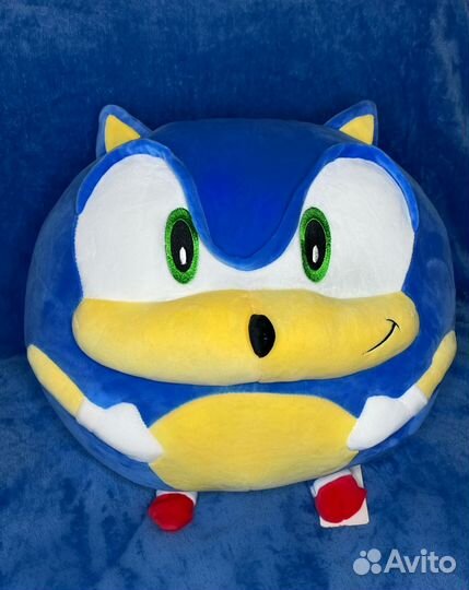 Мягкая игрушка соник 3в1 / Соник с пледом 3в1