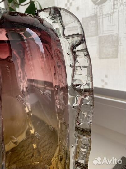 Ваза цветное стекло