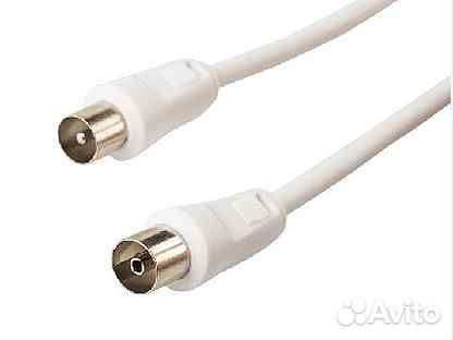 Кабель антенный для тв длина 2м