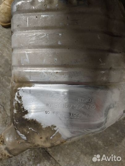 Глушитель задний Мерседес C205