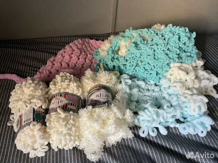 Пряжа alize puffy