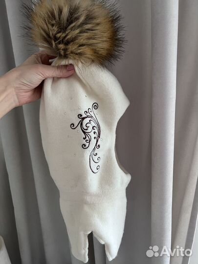 Шапка-шлем детская р-р 54-55