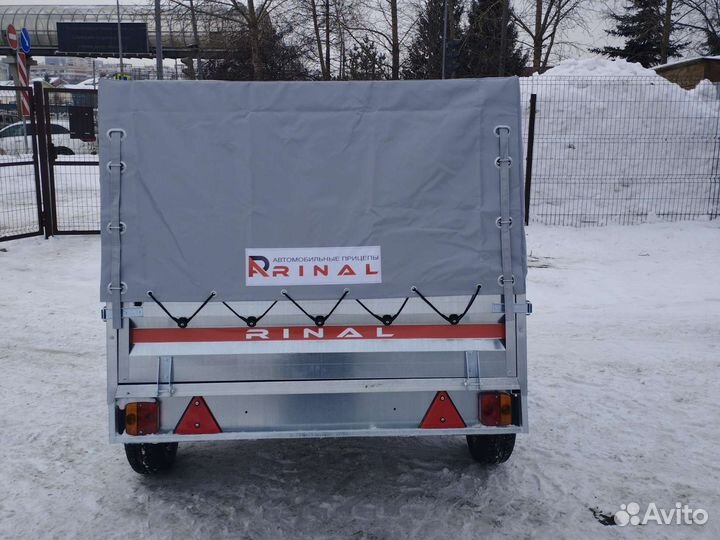 Прицеп легковой оцинкованный 2.53*1.33 с тентом
