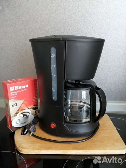 Кофеварка капельная Sinbo в подарок фильтры