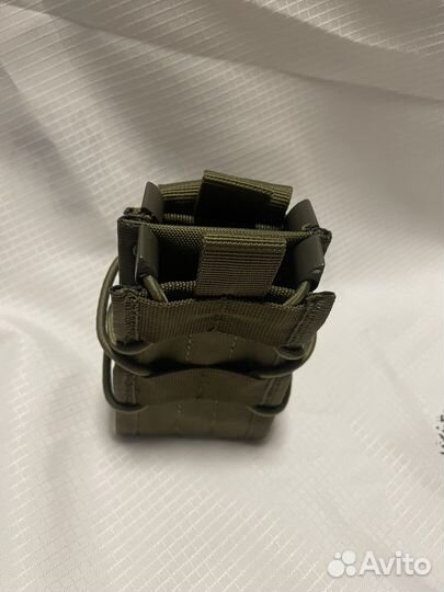 Подсумок для магазина ак сдвоенный пластик