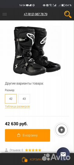 Мотоботы Alpinestars Tech 3