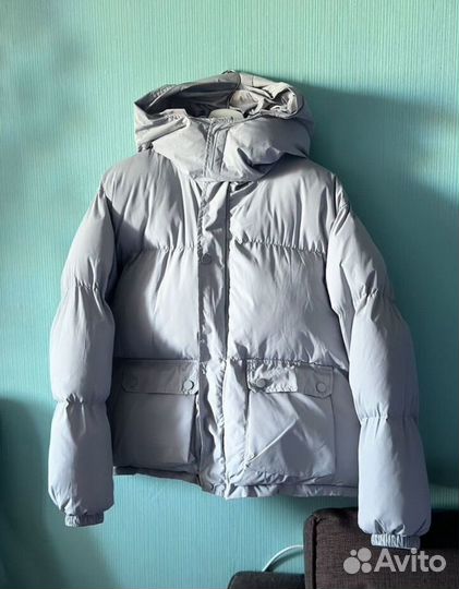 Пуховки серый новый