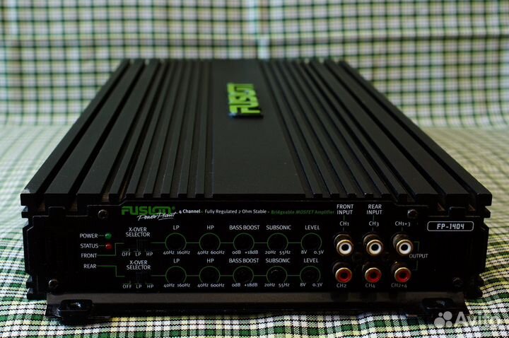 Усилители Fusion 4-х канальный + интегральный
