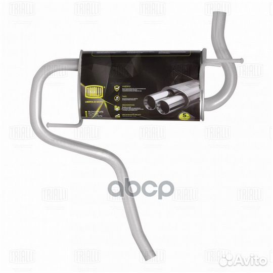 Глушитель для а/м Renault Duster (10) 4WD осн