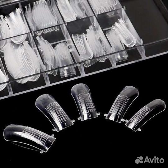 Верхние формы типсы для наращивания ногтей