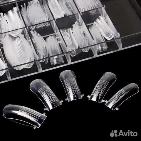 Верхние формы типсы для наращивания ногтей