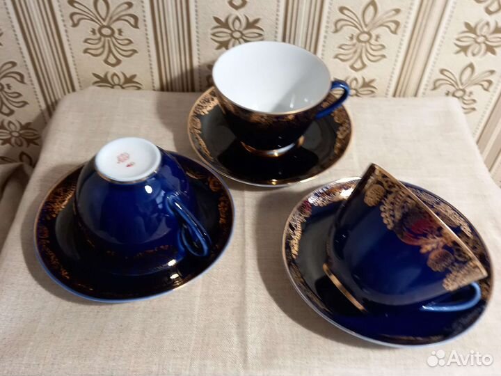Чайные пары и блюдца. лфз