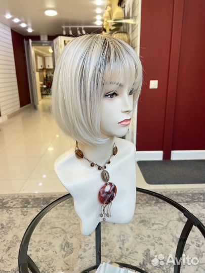 Искусственный парик из термоволокна Sing Mono Part