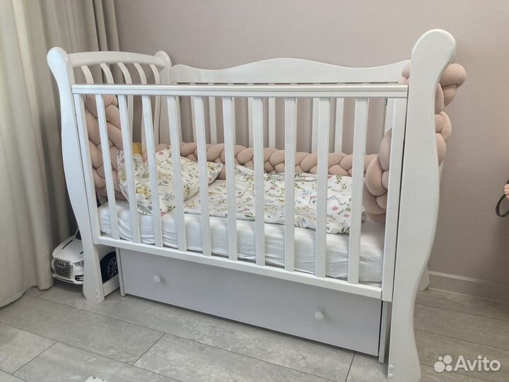 Кроватка кедр viola 3 + матрас