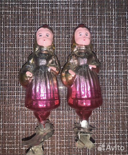 Ёлочная игрушка ссср. красная шапочка