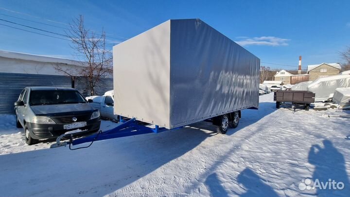 Прицеп автовоз 6 на 2.2 с тентом новый