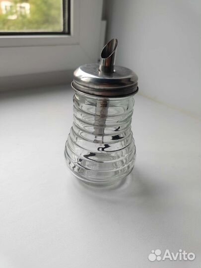 Сахарница стеклянная