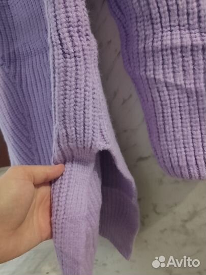 Вязаное платье свитер