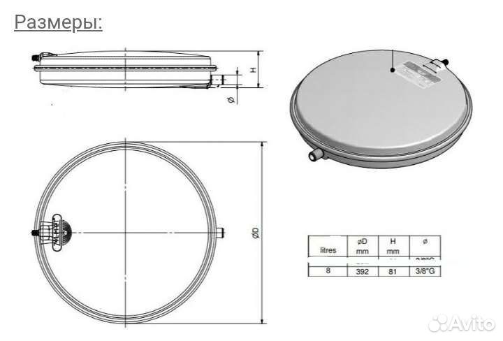 Расширительный бак для газового котла