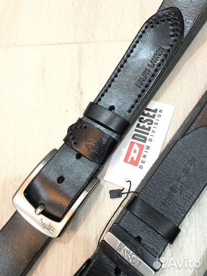 Мужской кожаный ремень diesel