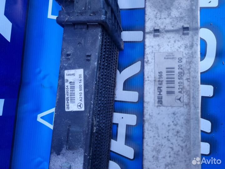 Радиатор интеркулера mercedes benz w210