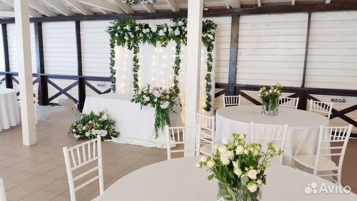 Оформление свадьбы, декор