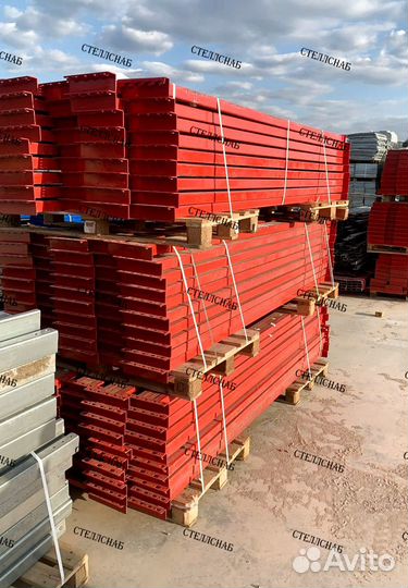 Металлические стеллажи для склада Европлюс б/у лот